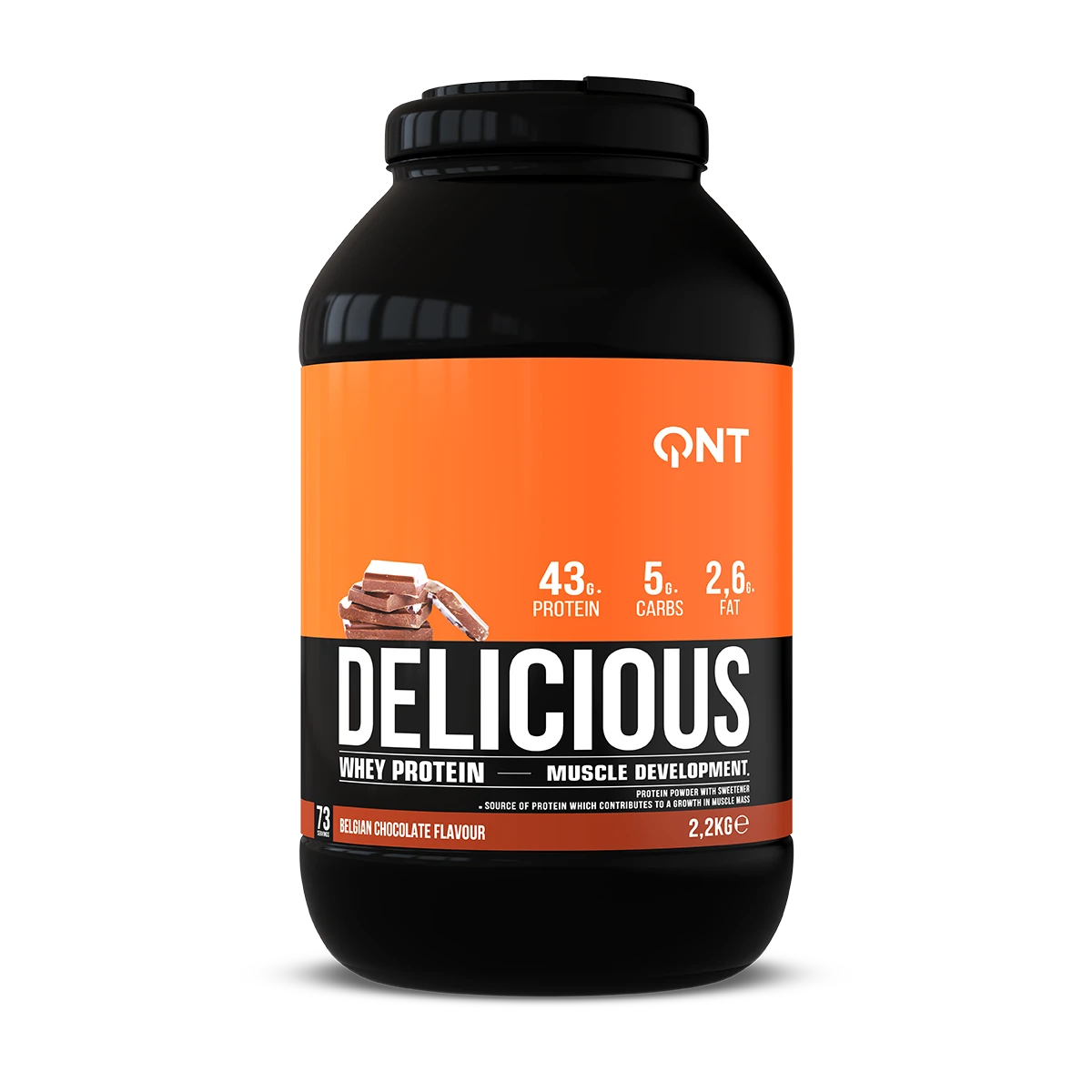 QNT Protein Delicious Whey Protein proteine Belgian Chocolate 908 g