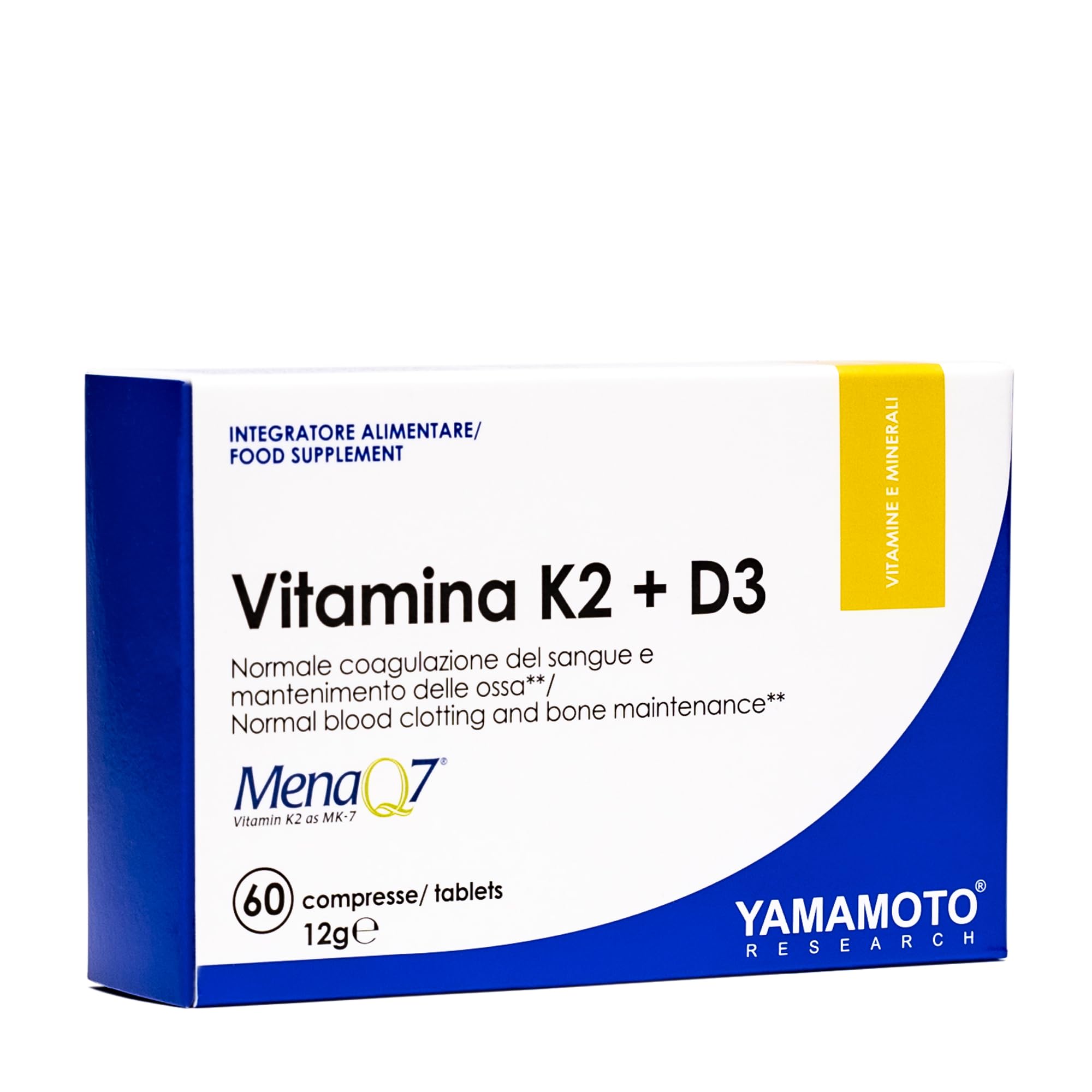 Yamamoto Vitamine e Minerali Vitamina K2 e D3 MenaQ7 compresse 10 g vegane