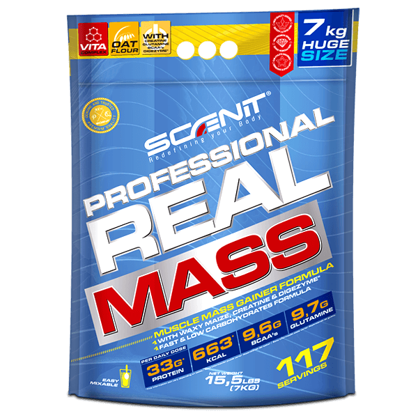 Scenit Nutrition Ganadores de peso Professional Real Mass gainer 7 kg cioccolato