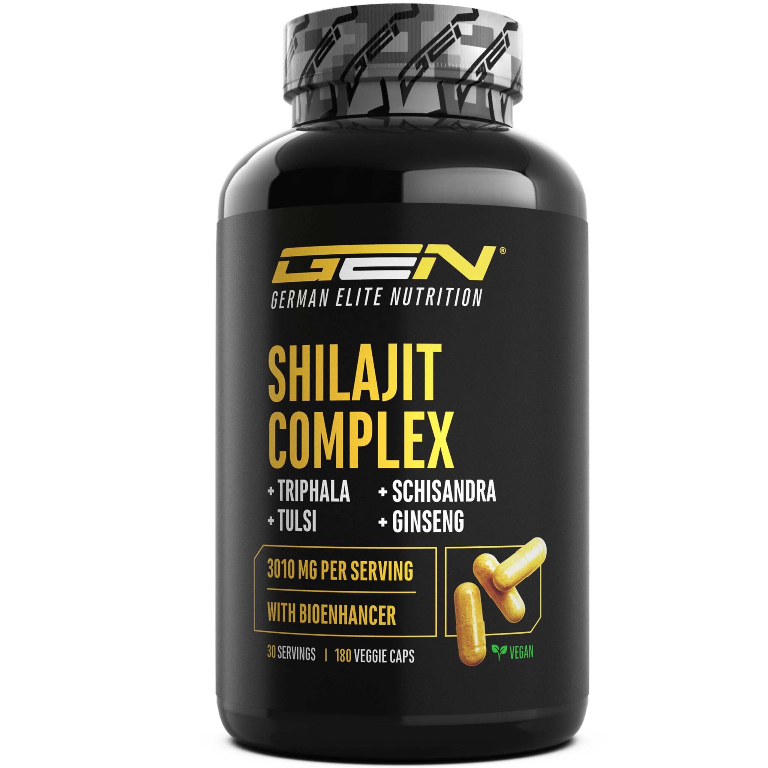 Elite Organ, Joint & Health Support Shilajit Complex capsule vegane 180, 50% acido fulvico