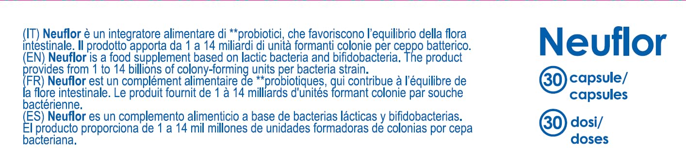 YAMAMOTO Salute Gastrointestinale Neuflor 56 miliardi probiotici 30 capsule