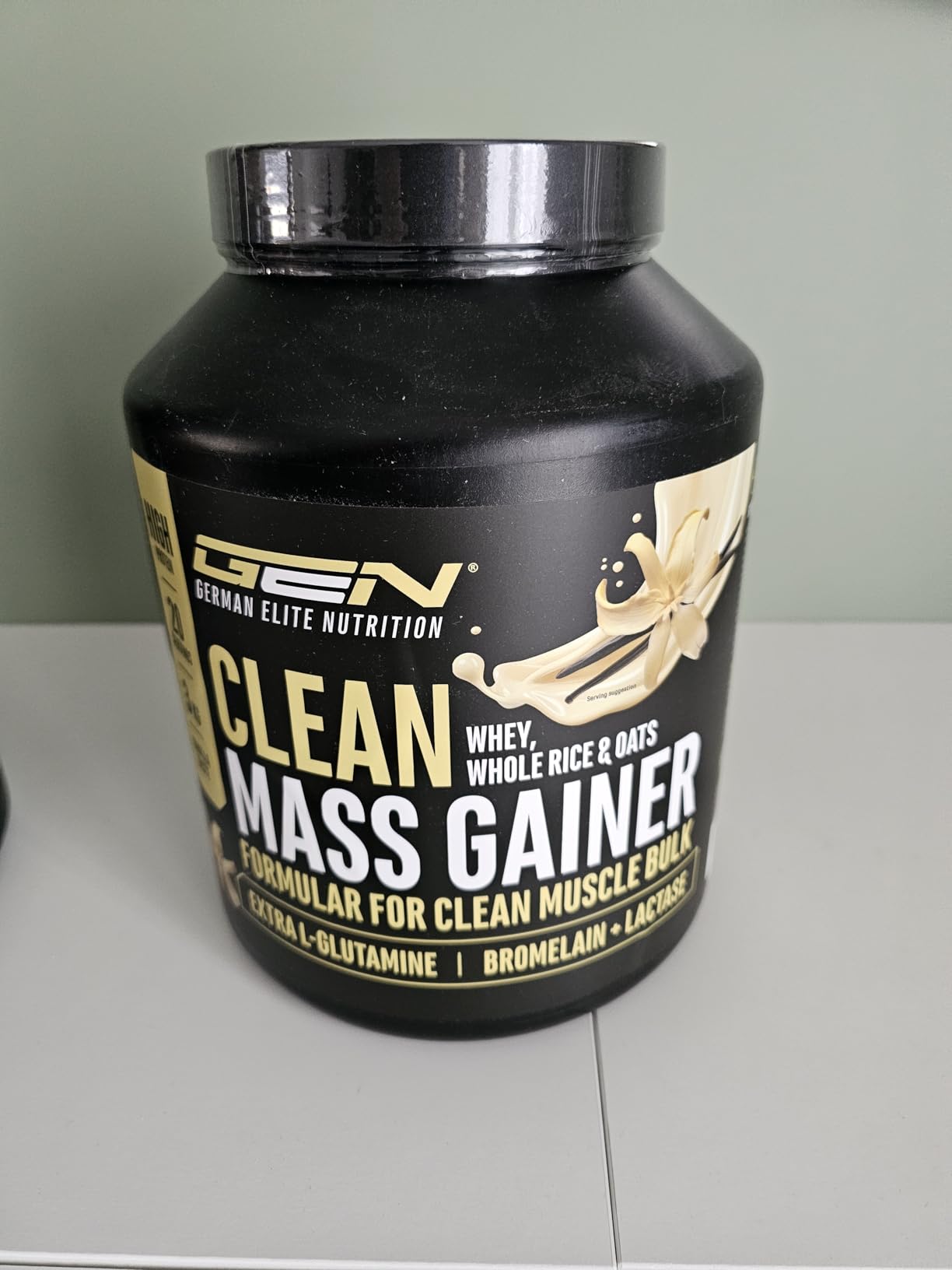 Elite Carbs & Mass Gainers Clean Weight Gainer gainer Vaniglia 3 kg 36 g proteine
