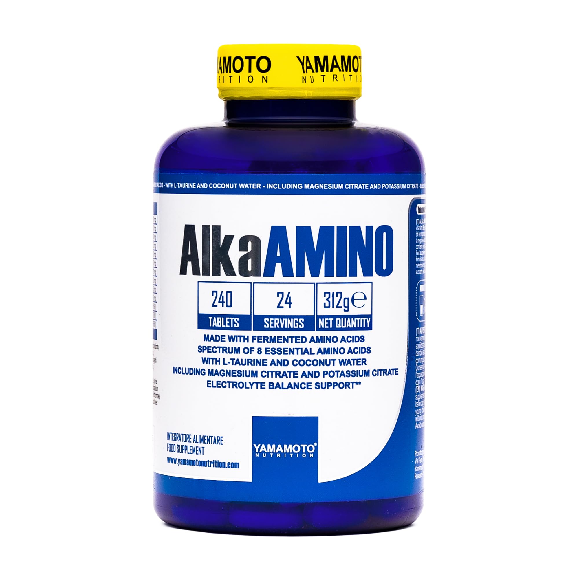 Yamamoto Aminoacidi e BCAAs Alka AMINO compresse 240 con taurina