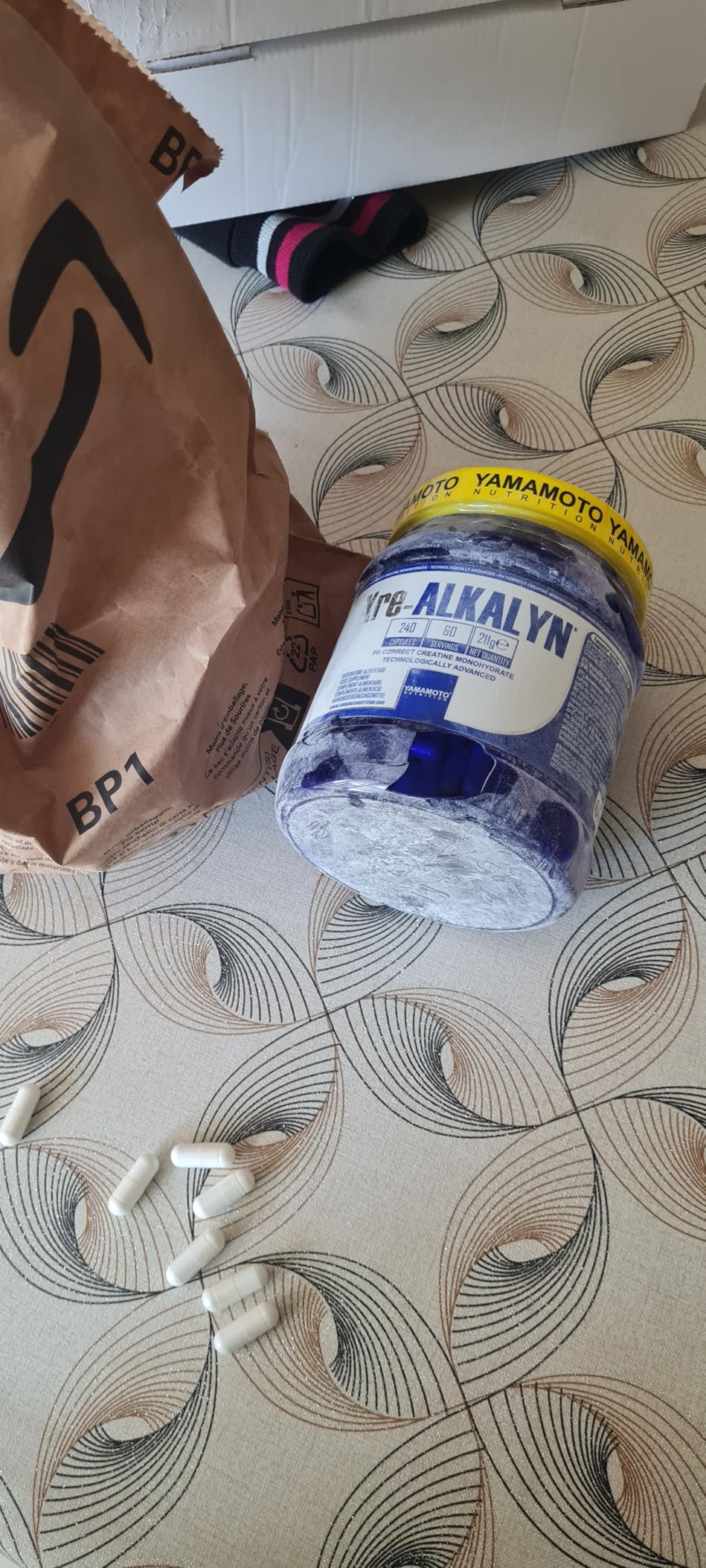 YAMAMOTO Creatina Kre-ALKALYN® PERFORMANCE capsule 120 capsule con caffeina