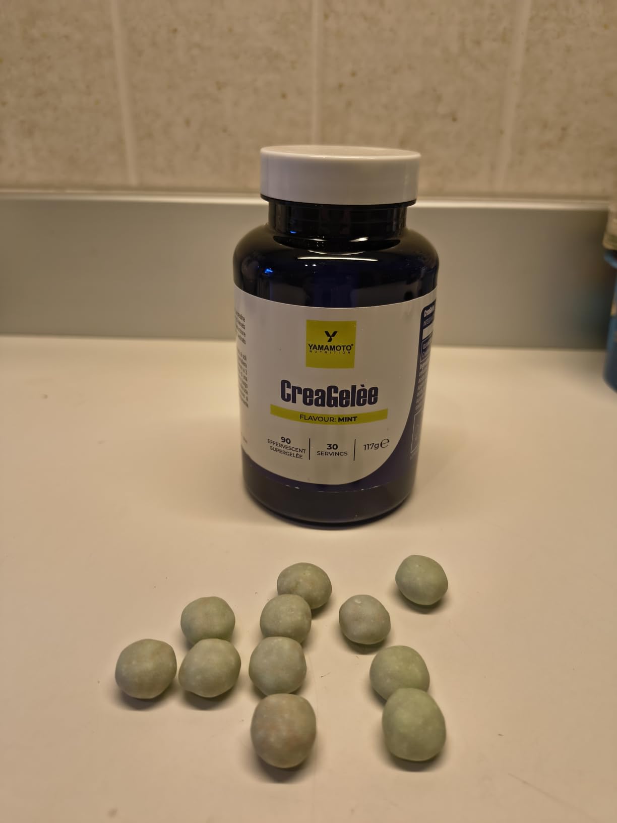 Yamamoto Creatina CreaGelèe creatina monoidrato 90 supergelèe menta effervescente