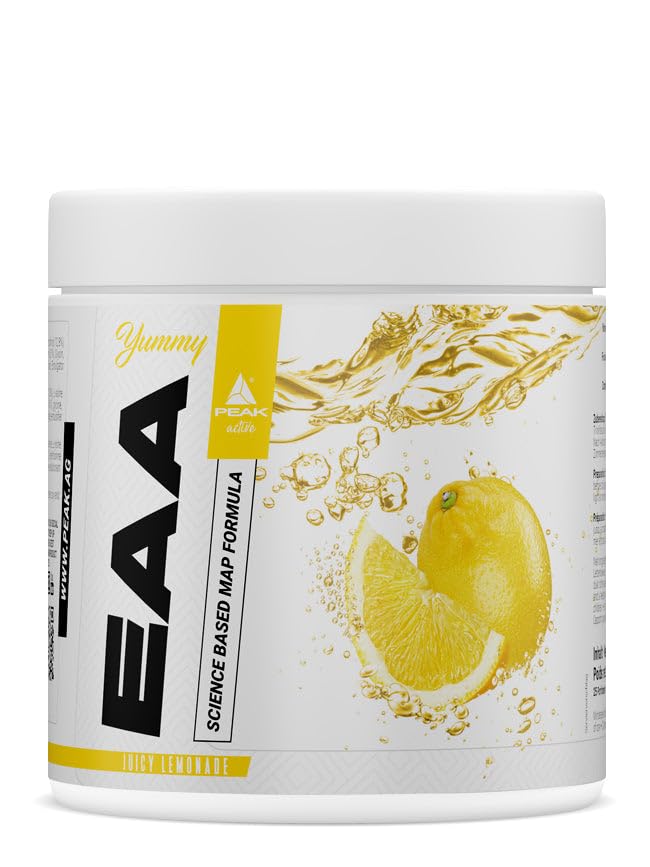 Green Peak Amino acids PEAK Yummy EAA aminoacidi in polvere 400 g amarena