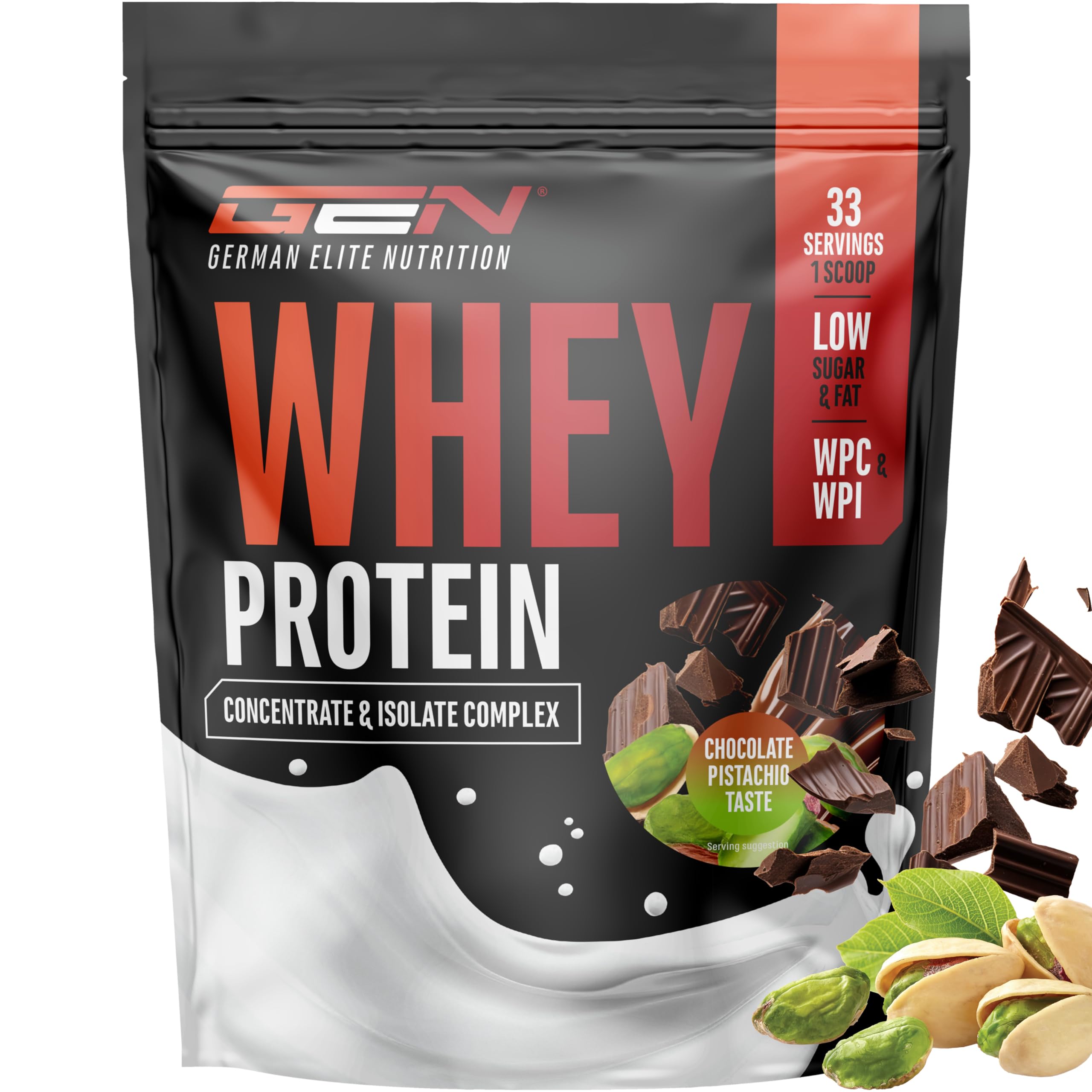 Elite Whey Protein Complex proteine in polvere 1000 g Cioccolato al pistacchio