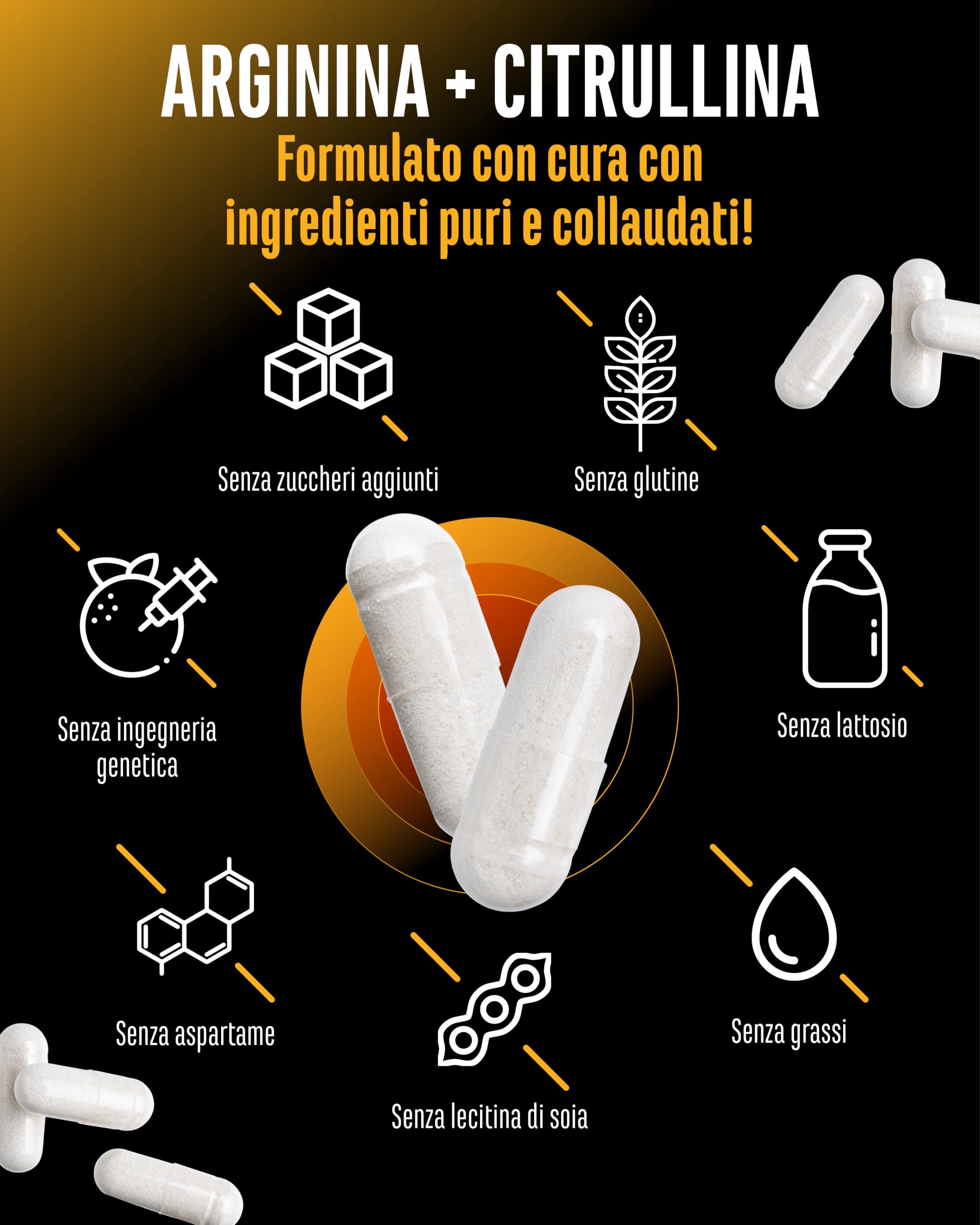 Elite Amino Singles L-Arginina + L-Citrullina capsule 320 pezzi
