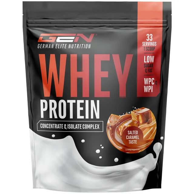 Elite Whey Protein proteine in polvere 1 kg caramello salato con isolato