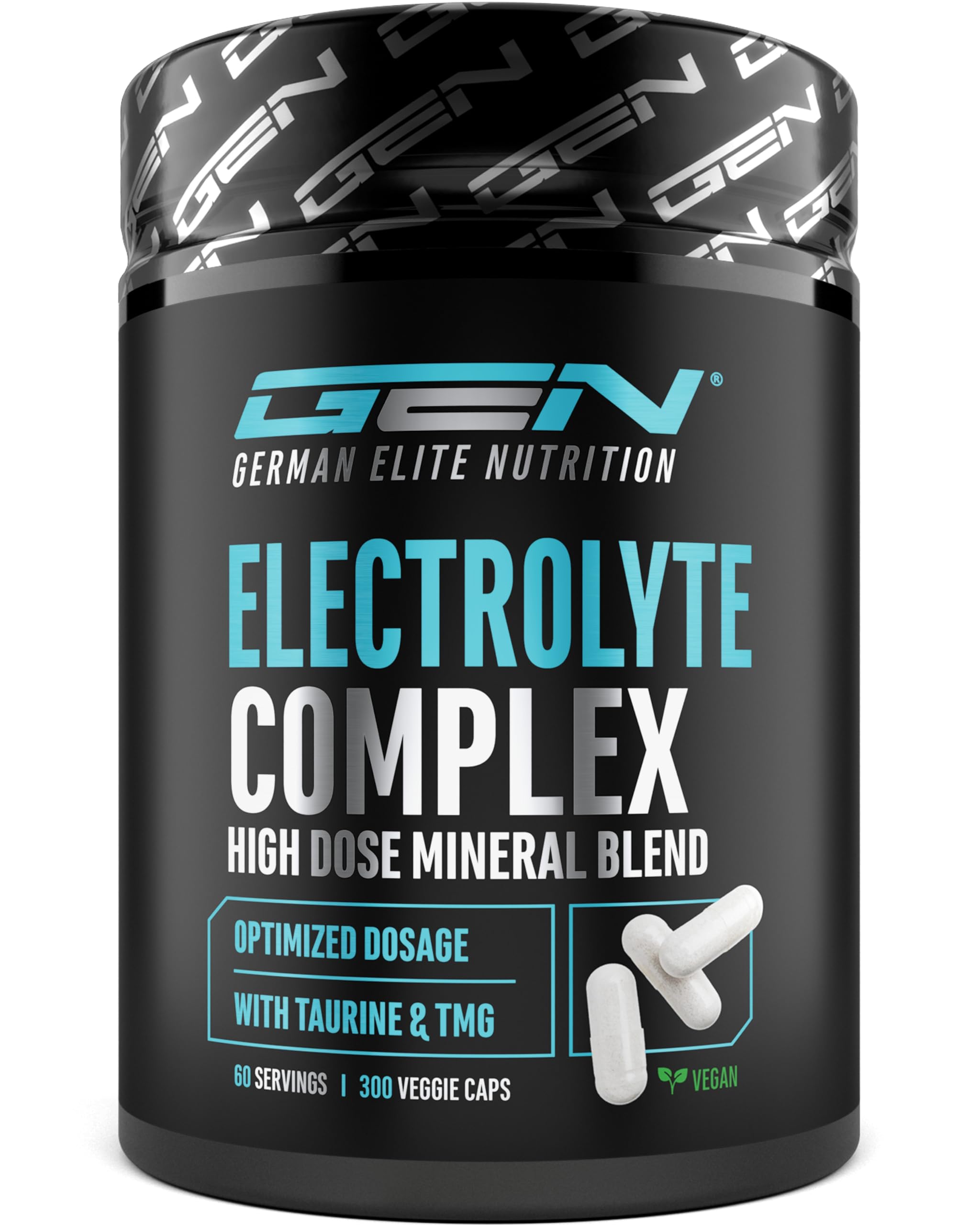 Elite Vitamins, Minerals & Hydration Complesso di Elettroliti capsule vegane 300, oltre 3600 mg