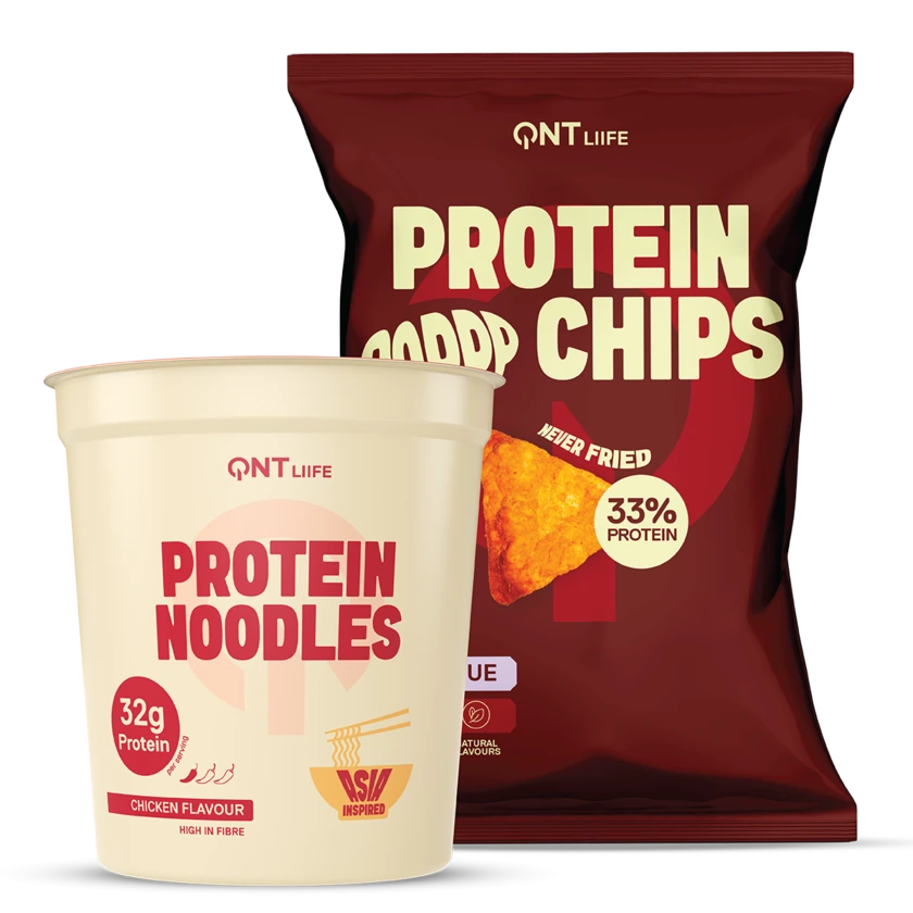 QNT Bundles Protein Noodles & Protein Chips Pack 12+12 gusti a scelta