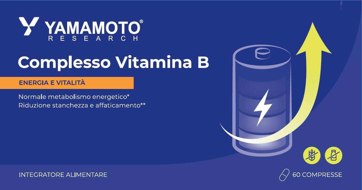 YAMAMOTO Vitamine e Minerali Complesso Vitamina B integratore 60 compresse