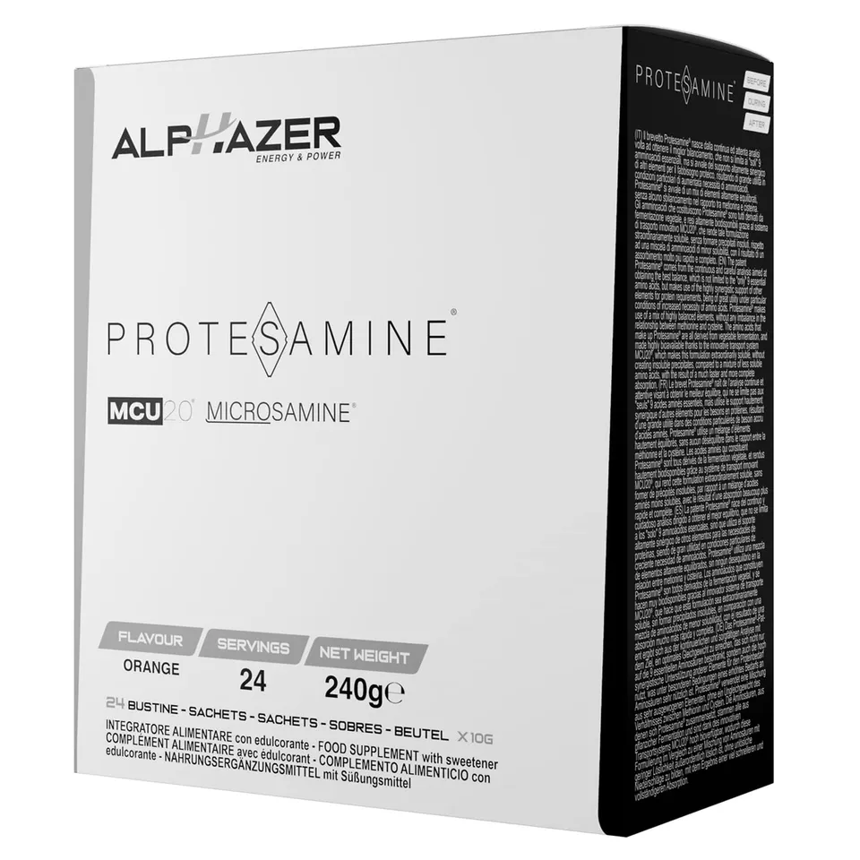 YAMAMOTO Aminoacidi e BCAAs Alphazer Protesamine aminoacidi limone 240 g supporto muscolare
