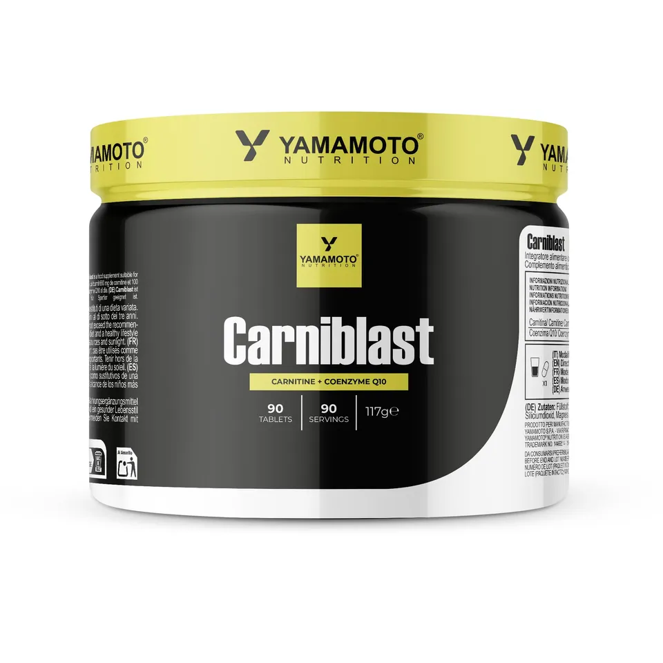 YAMAMOTO Aminoacidi e BCAAs CarniBLAST integratore L-carnitina 90 compresse 3 forme
