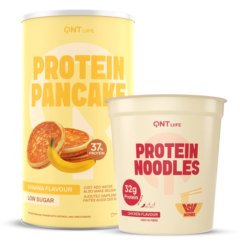 QNT Bundles Protein Noodles & Protein Pancake Pack noodles e pancake 12 x 66 g + 500 g