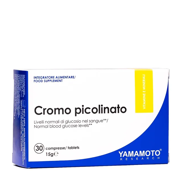 YAMAMOTO Vitamine e Minerali Cromo Picolinato compresse 30 compresse forma picolinata