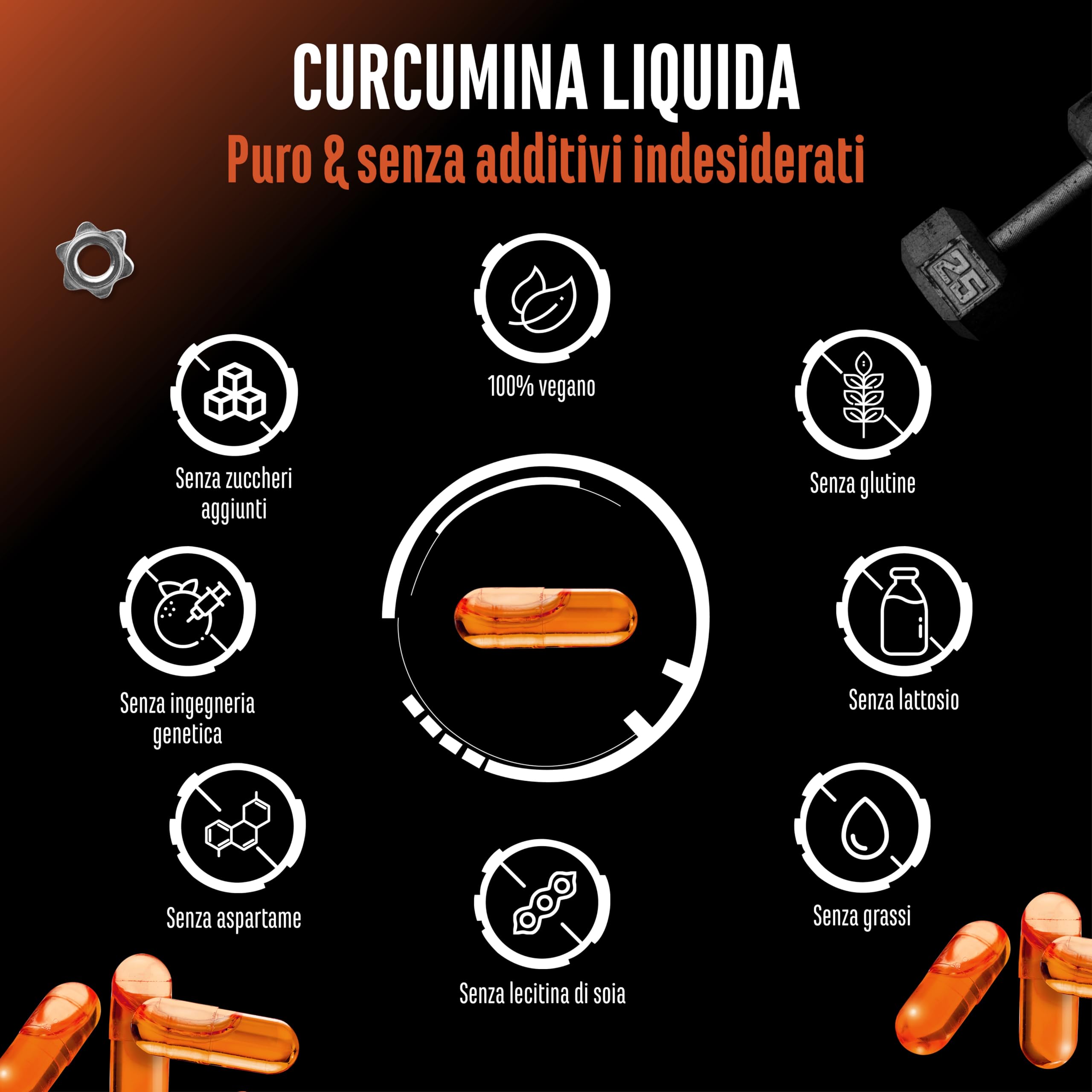 Elite Organ, Joint & Health Support Curcuma NovaSol® capsule liquide 120 vegane