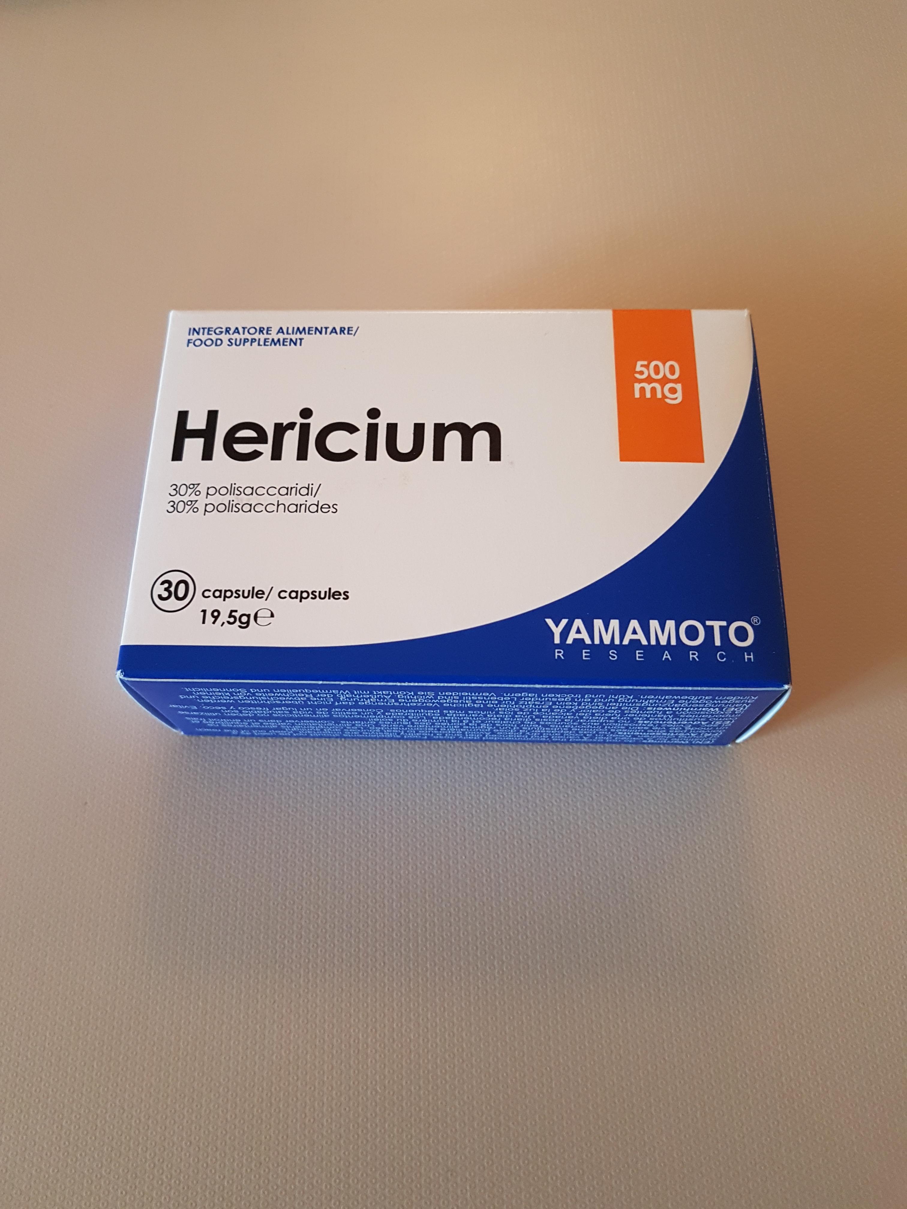 YAMAMOTO Sonno, Benessere Mentale e Memoria Research Hericium integratore 30 capsule, 50 g, 500 mg