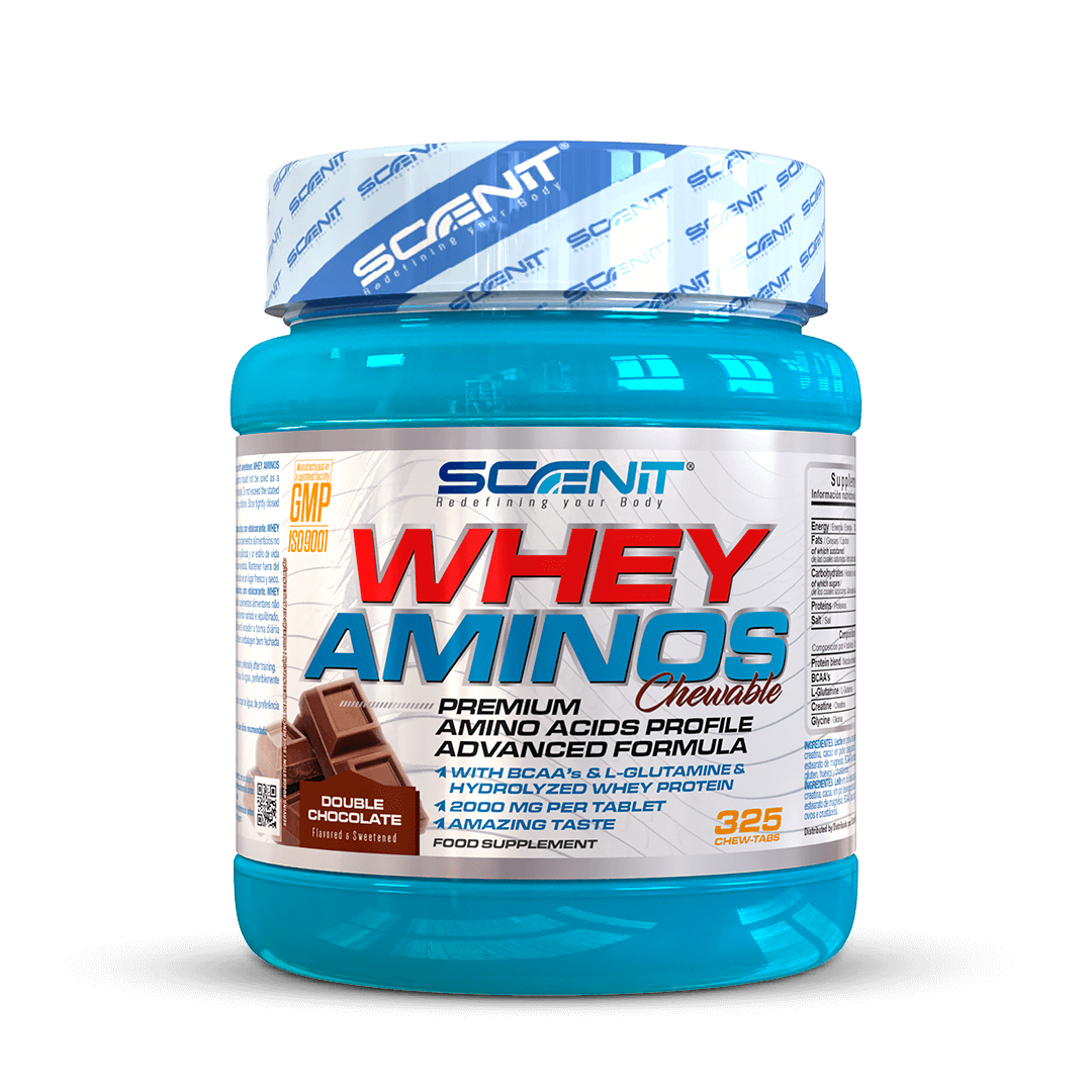 Scenit Nutrition Aminoacidi Whey Aminos compresse masticabili 325 cioccolato doppio
