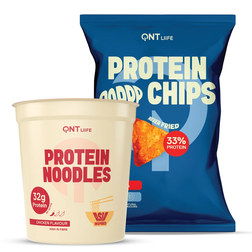 QNT Bundles Protein Noodles & Protein Chips Pack 12+12 gusti a scelta