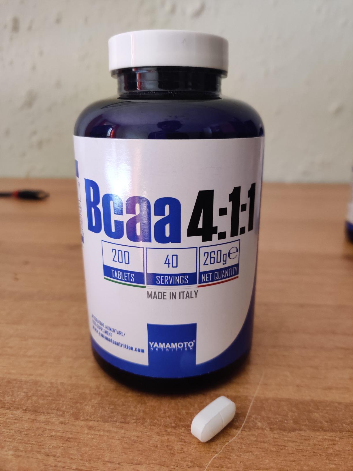 YAMAMOTO Aminoacidi e BCAAs Bcaa 4:1:1 BCAA 200 compresse B1 B6