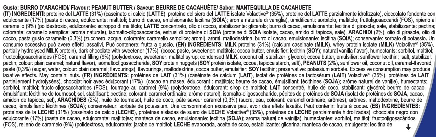 Yamamoto Barrette Iso-Fuji BAR barretta burro d’arachidi, 13 g proteine