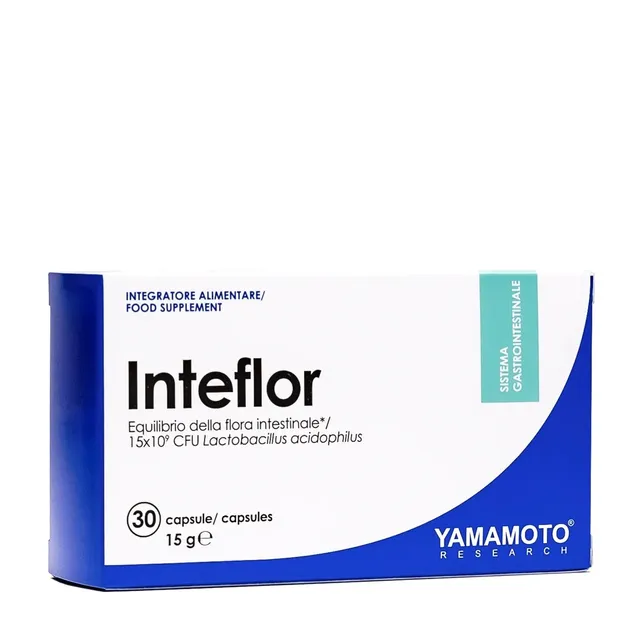YAMAMOTO Salute Gastrointestinale Enteroflor probiotico 30 capsule Lactobacillus acidophilus