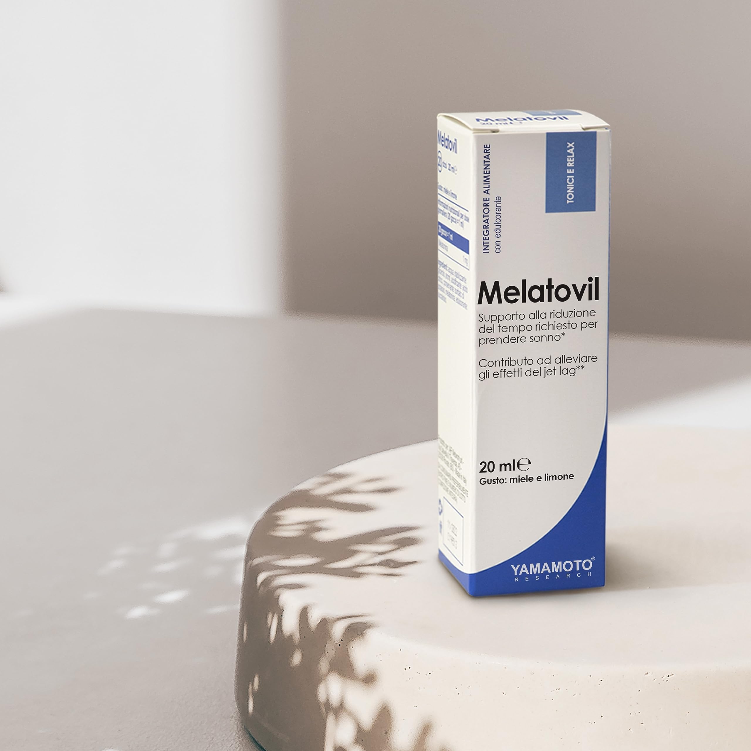 Yamamoto Melatovil melatonina 20 ml gocce miele e limone