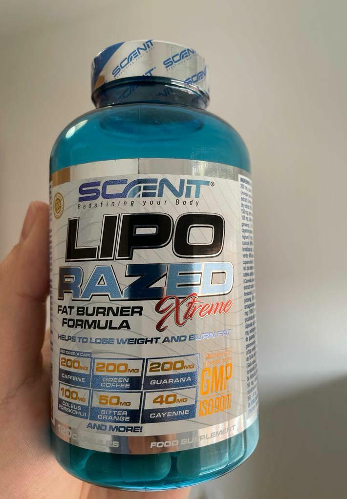 Scenit Nutrition Lipo Razed Xtreme bruciagrassi 120 capsule 19 ingredienti