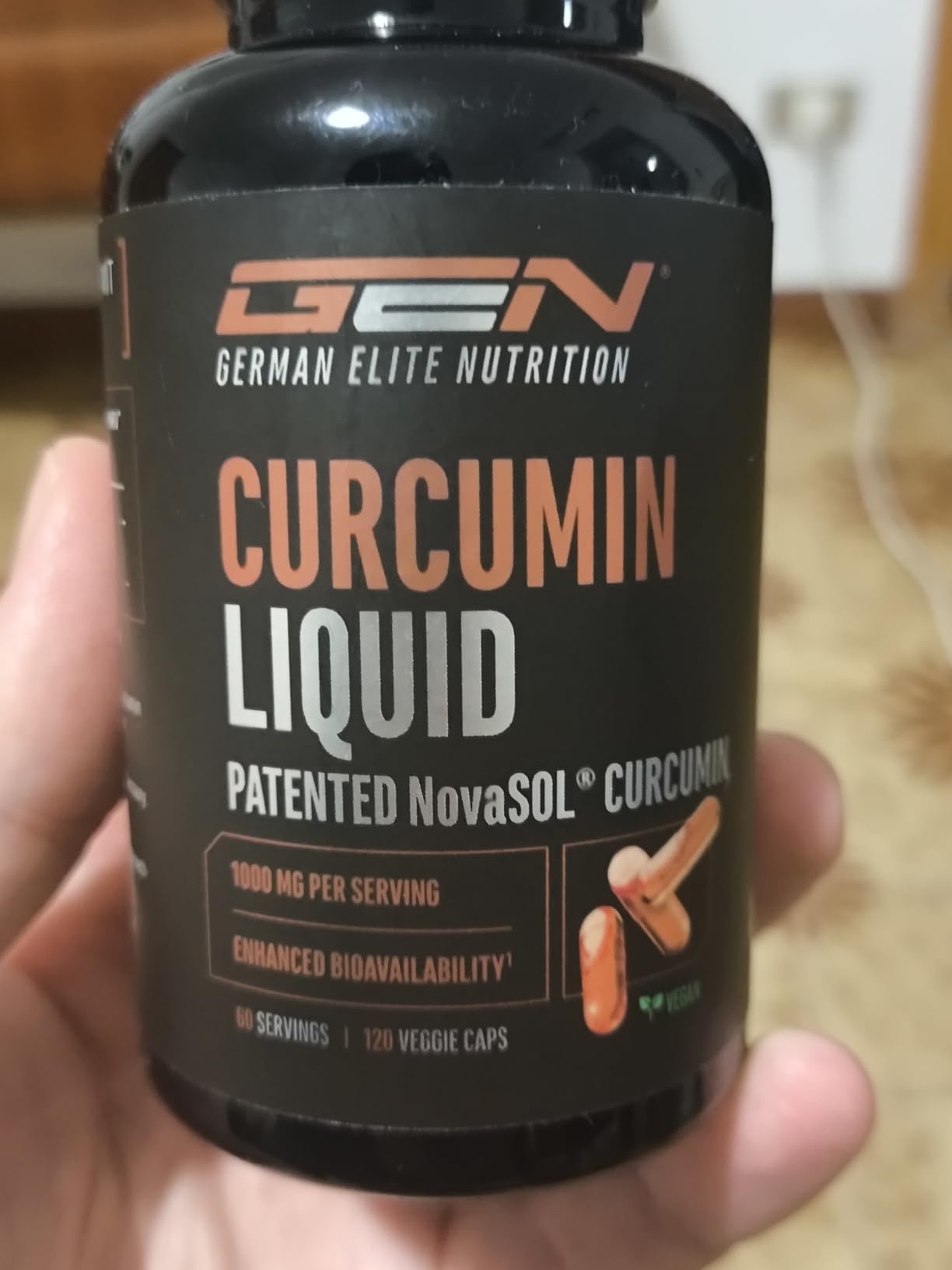Elite Organ, Joint & Health Support Curcuma NovaSol® capsule liquide 120 vegane