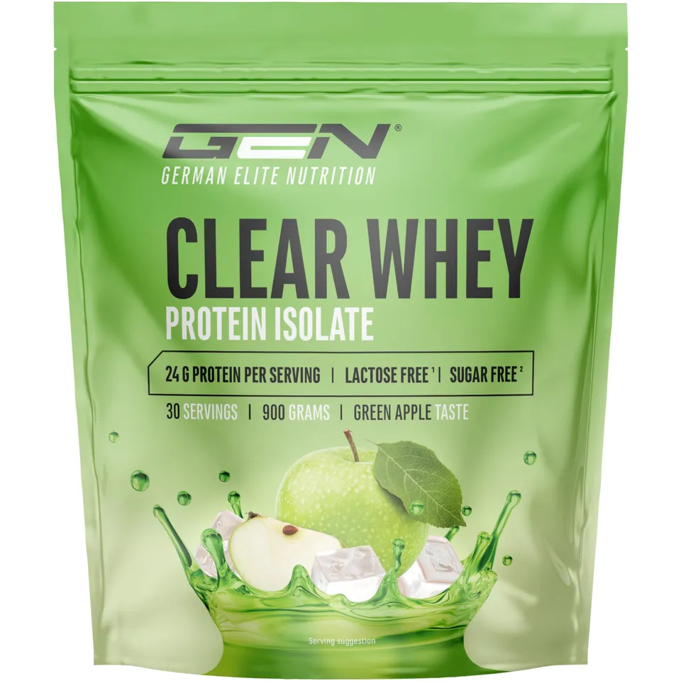 Elite Clear Whey Isolate Protein Shake proteine 900 g mela verde isolate