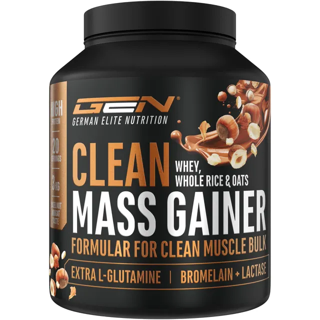 Elite Carbs & Mass Gainers Clean Weight Gainer gainer Torrone alla Nocciola 3 kg 36 g proteine