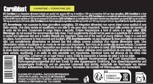 YAMAMOTO Aminoacidi e BCAAs CarniBLAST integratore L-carnitina 90 compresse 3 forme