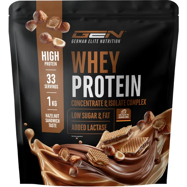 Elite Whey Protein Whey Protein in Polvere Panino alla Nocciola 1000 g con isolato