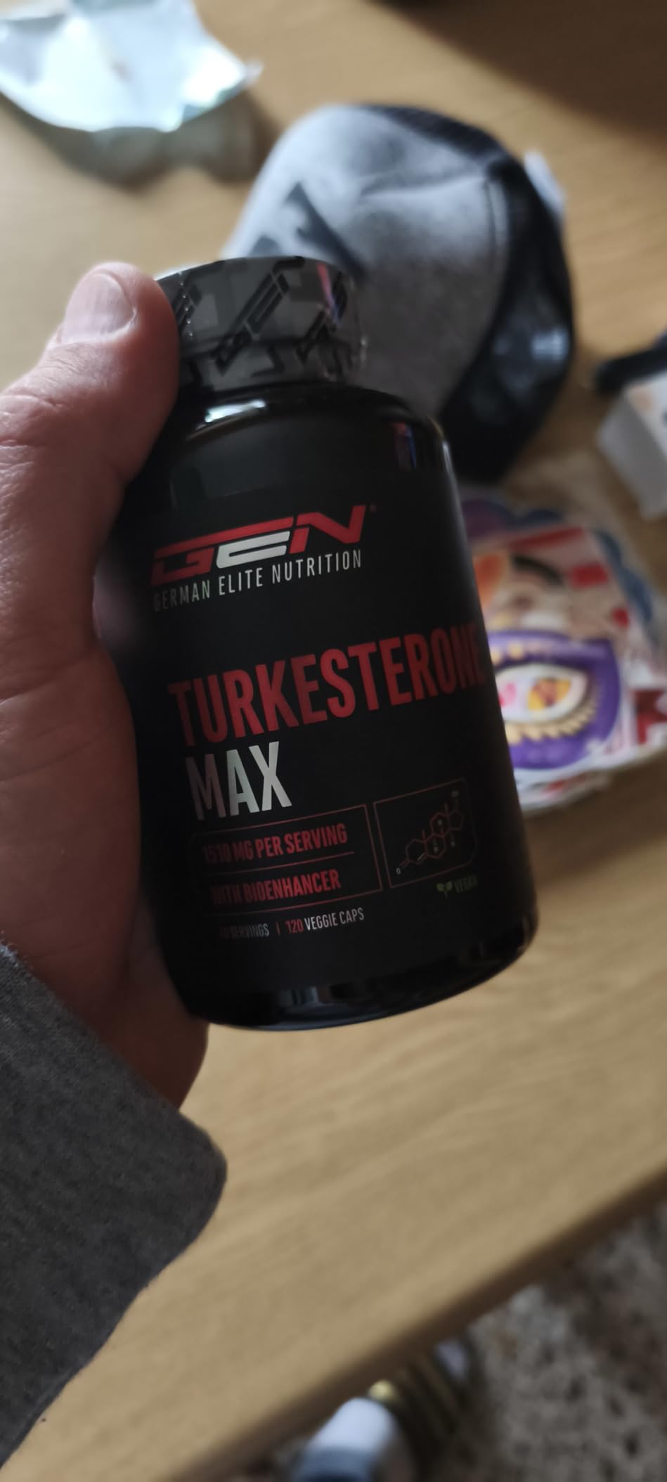 Elite Testo & Vitality Botanicals Turkesterone Max integratore 120 capsule vegane