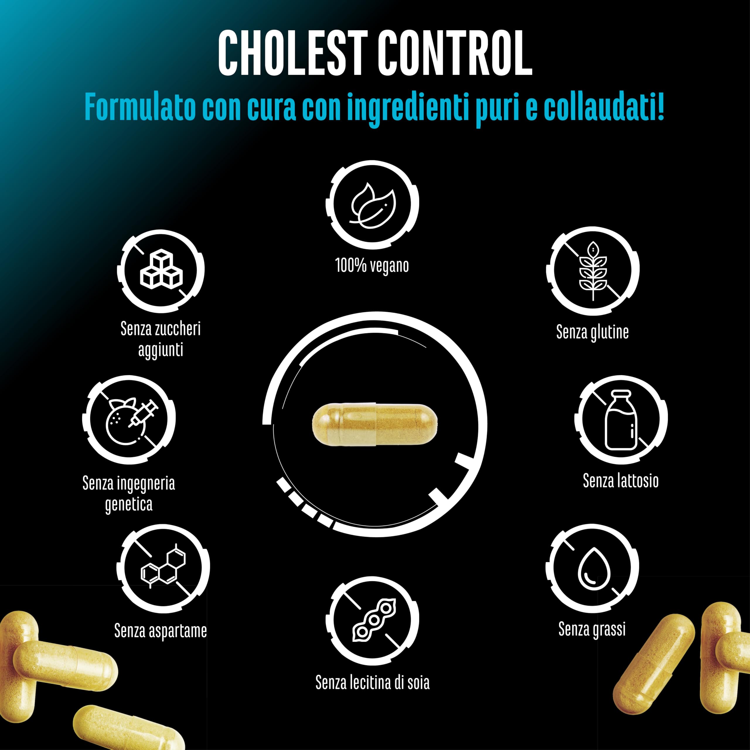 Elite Organ, Joint & Health Support Cholest Control capsule 180 vegane