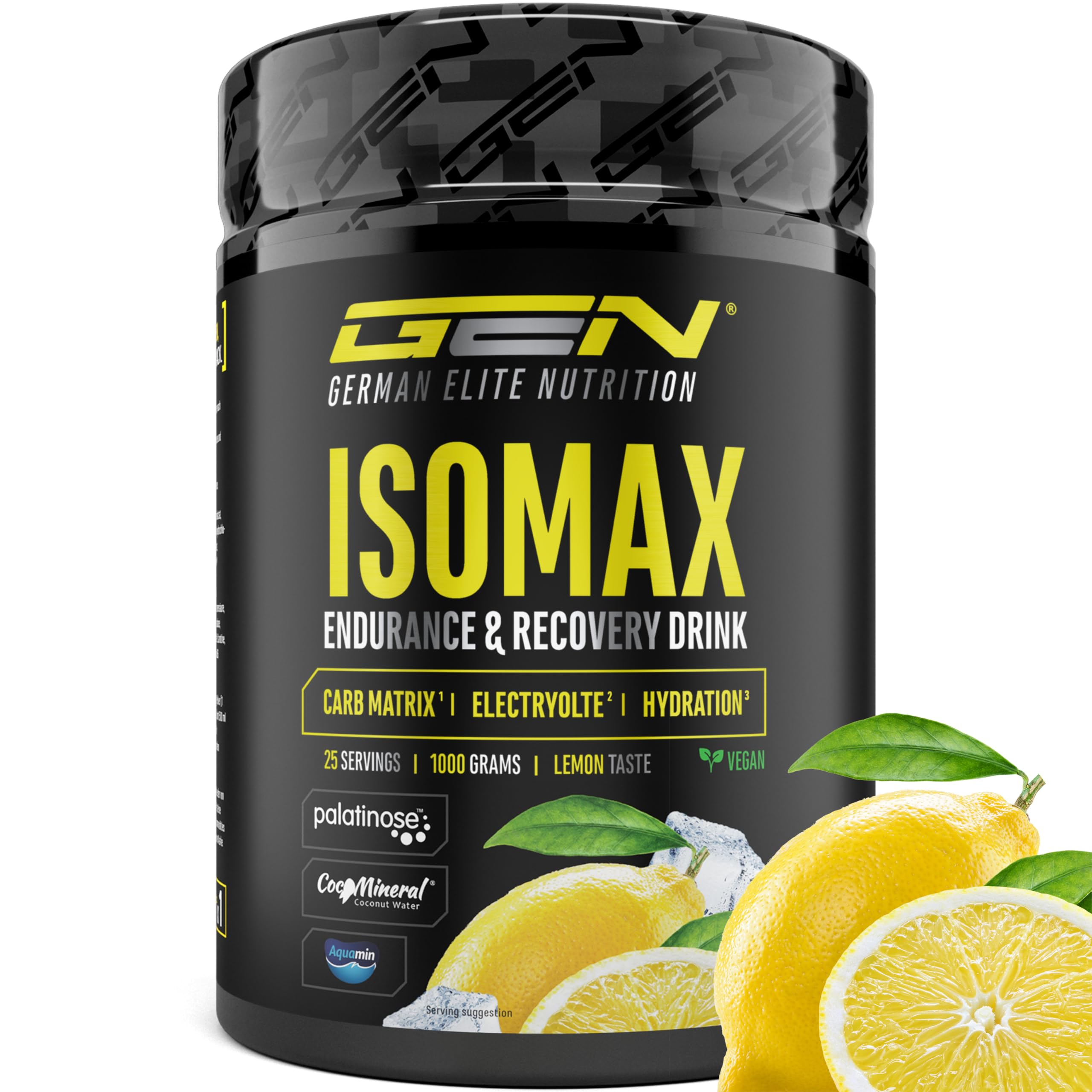 Elite Vitamins, Minerals & Hydration Isomax bevanda isotonica limone 1000 g vegana