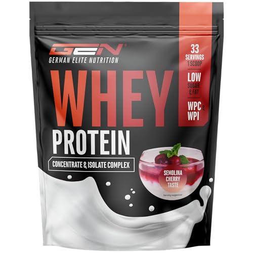 Elite Whey Protein Complex proteine in polvere 1 kg semolino di ciliegia con isolato