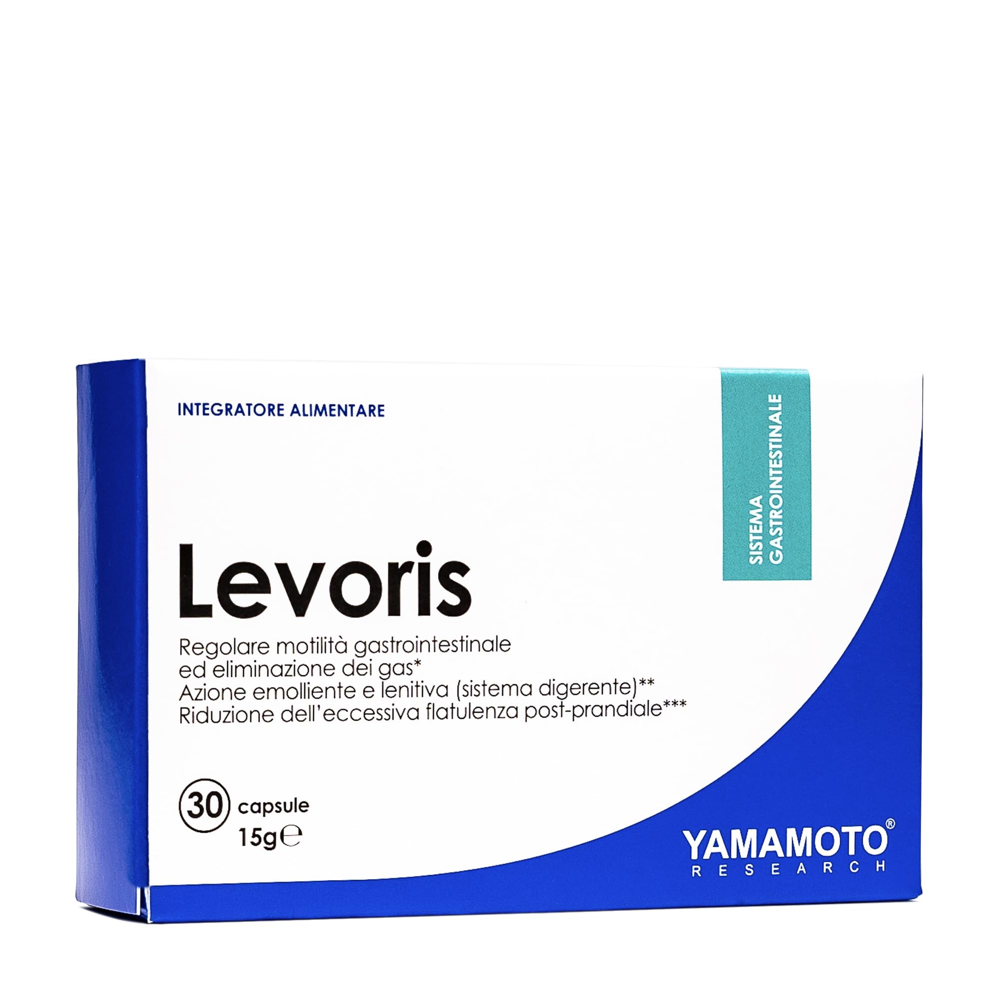 YAMAMOTO Salute Gastrointestinale Levoris capsule 30 capsule carbone attivo