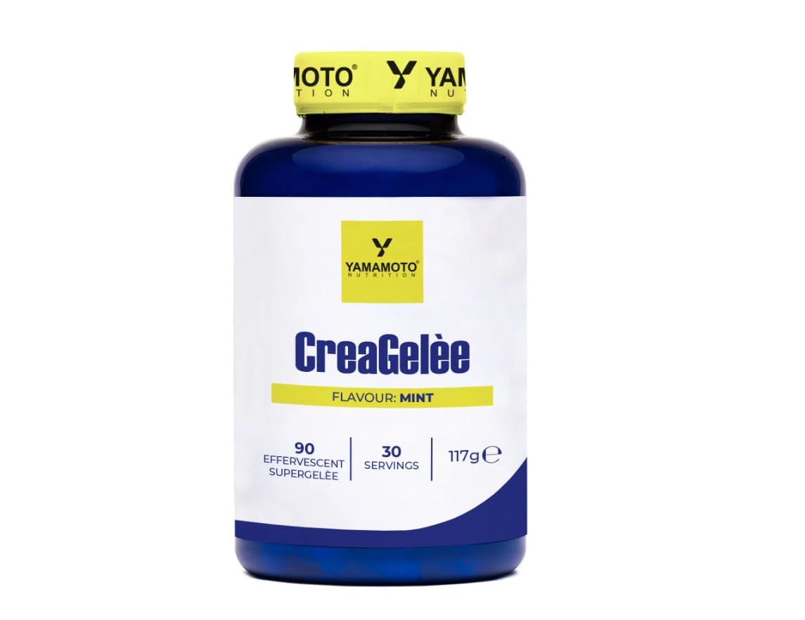 Yamamoto Creatina CreaGelèe creatina monoidrato 90 supergelèe menta effervescente