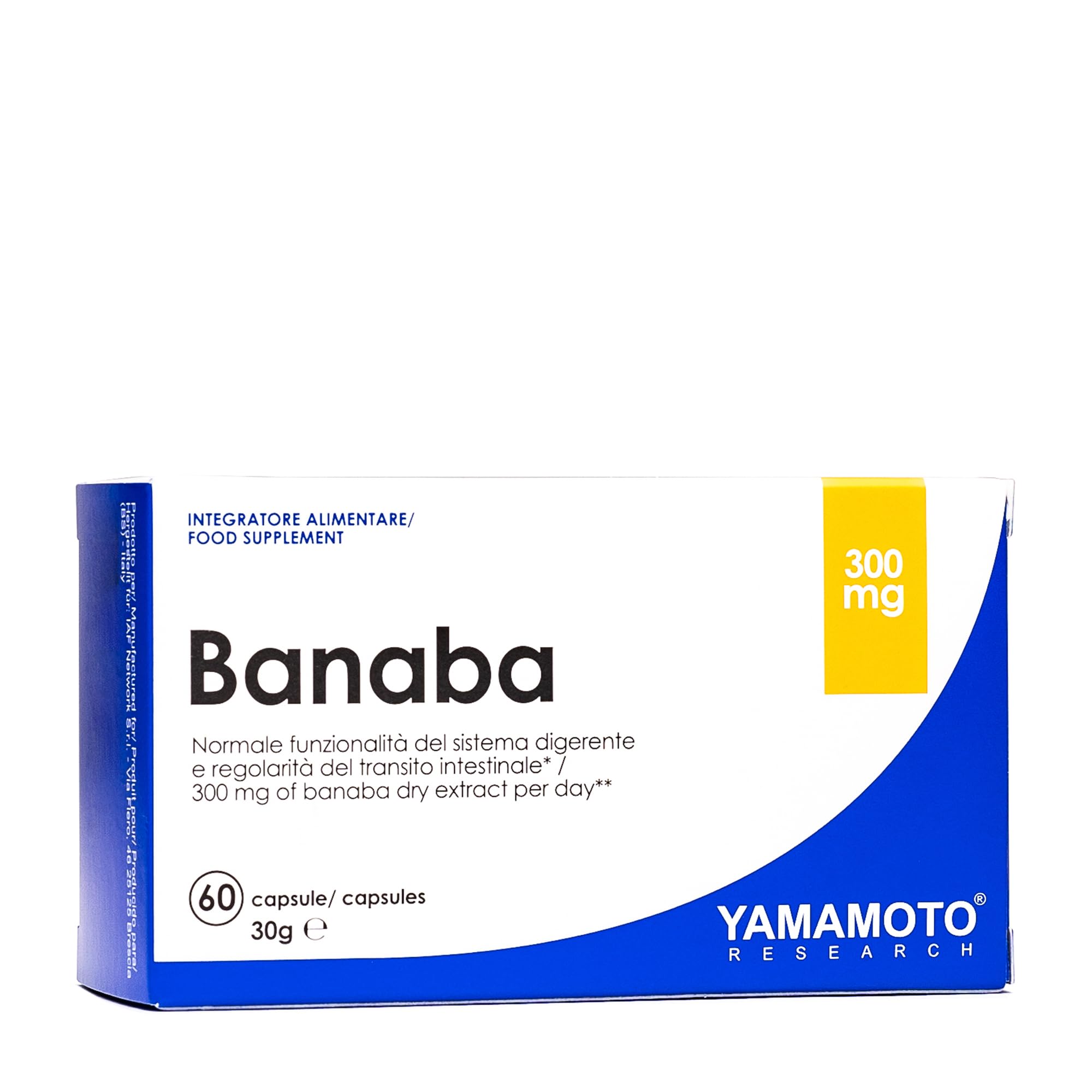 Yamamoto Controllo Peso Banaba integratore 60 capsule con estratto di banaba