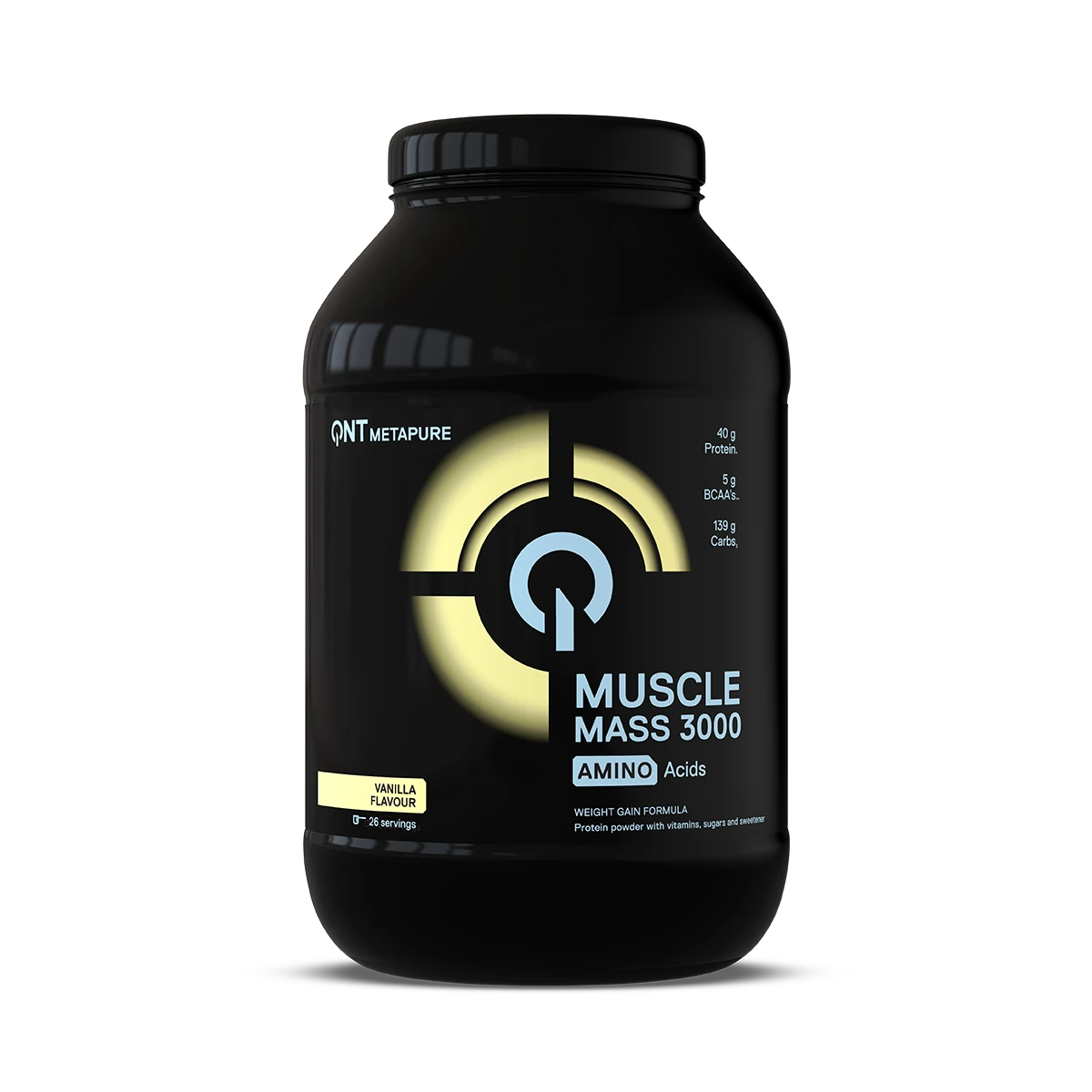 QNT 3000 Muscle Mass Gainer gainer vaniglia 1,3 kg proteico