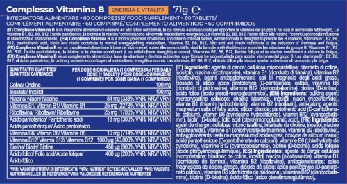 YAMAMOTO Vitamine e Minerali Complesso Vitamina B integratore 60 compresse