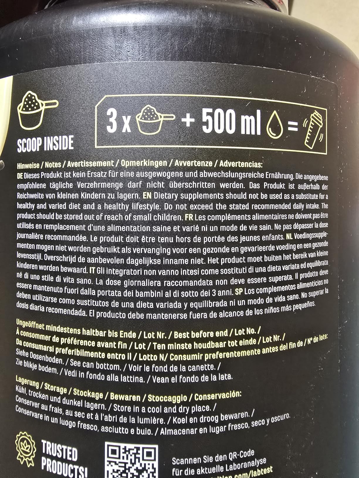 Elite Carbs & Mass Gainers Clean Weight Gainer gainer Vaniglia 3 kg 36 g proteine