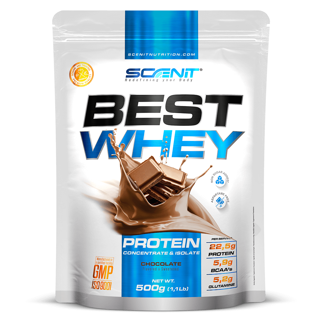 Scenit Nutrition Proteine Best Whey Protein proteine whey Biscotto 908 g, 77 g proteine