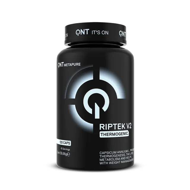 QNT Fat Burner Riptek V2 capsule 120, con niacina