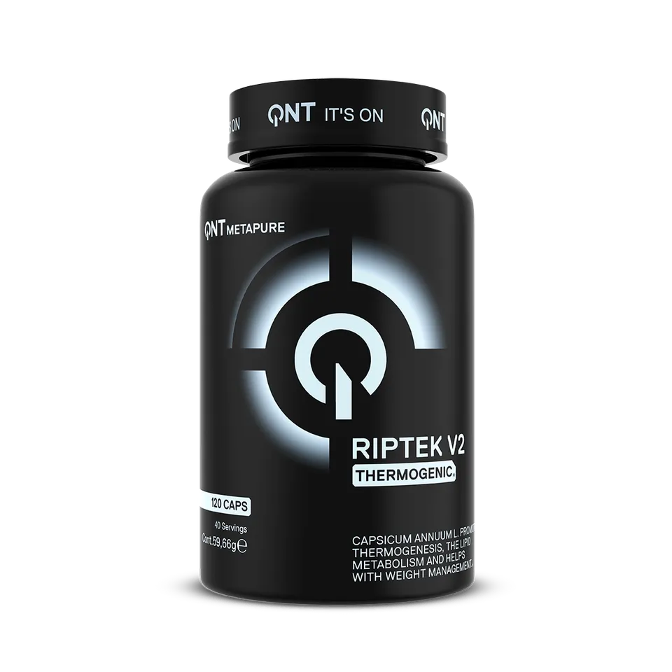 QNT Fat Burner Riptek V2 capsule 120, con niacina