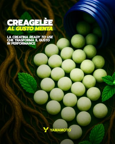 Yamamoto Creatina CreaGelèe creatina monoidrato 90 supergelèe menta effervescente