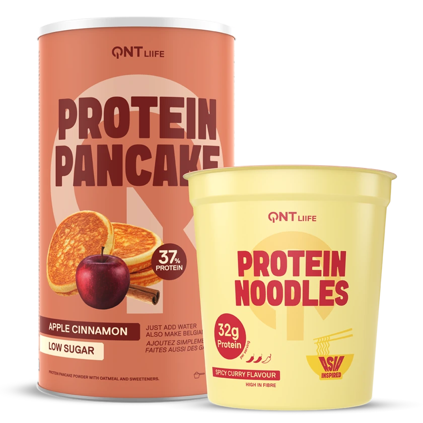 QNT Bundles Protein Noodles & Protein Pancake Pack noodles e pancake 12 x 66 g + 500 g