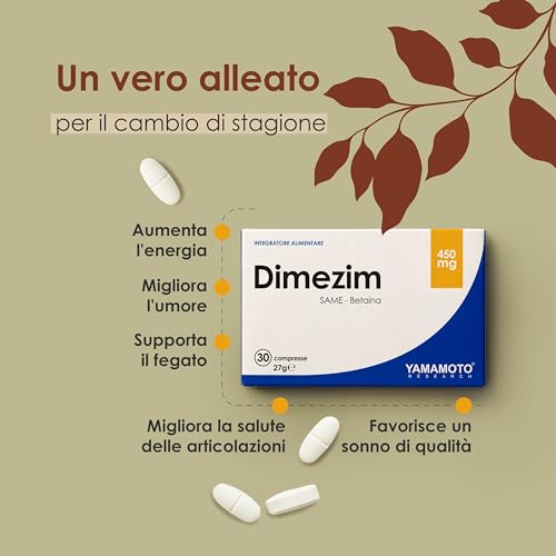 YAMAMOTO Vitamine e Minerali Dimezin integratore 30 compresse SAMe e betaina